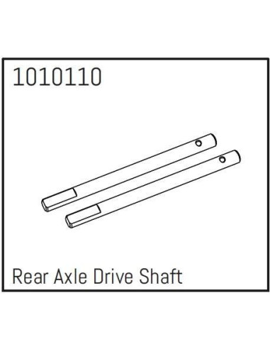 Rear Axle Drive Shaft - PRO Crawler 1:18 (2)