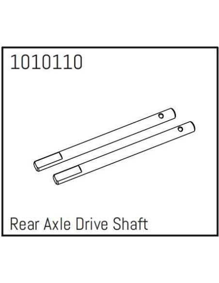 Rear Axle Drive Shaft - PRO Crawler 1:18 (2)