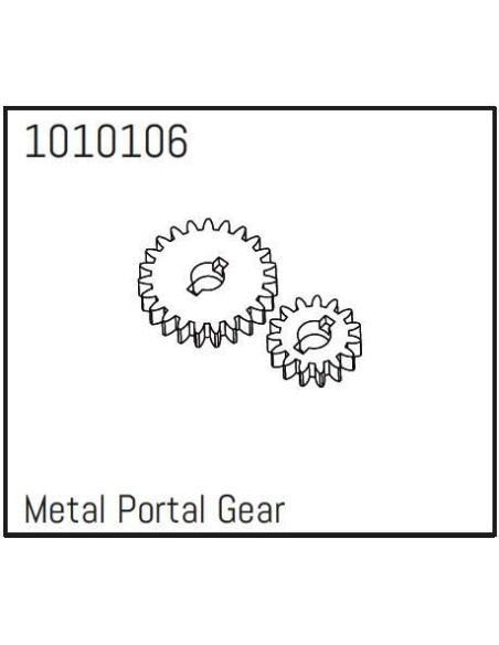 Metal Portal Gears - PRO Crawler 1:18
