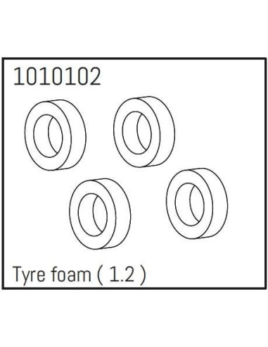 1.2" Tyre Foam - PRO Crawler 1:18 (4)