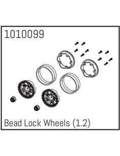 1.2" Beadlock Wheels - PRO...