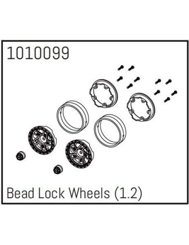 1.2" Beadlock Wheels - PRO Crawler 1:18 (4)