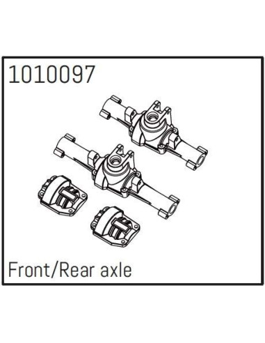 Front-Rear Axle Set - PRO Crawler 1:18