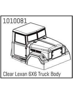 Clear Lexan 6X6 Truck Body