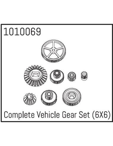 Complete Vehicle Gear Set (6X6)