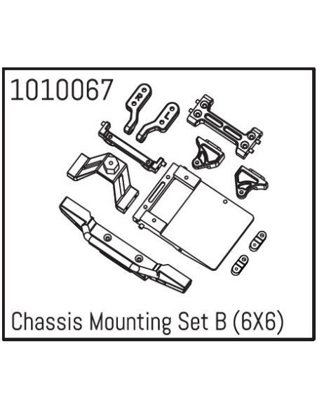 Chassis Mounting Set B (6X6)
