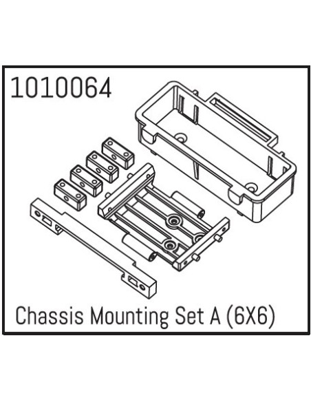 Chassis Mounting Set A ( Trial Truck 6X6 )