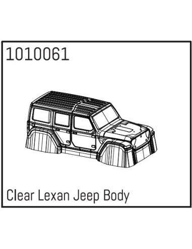 Clear Lexan Wrangler Body