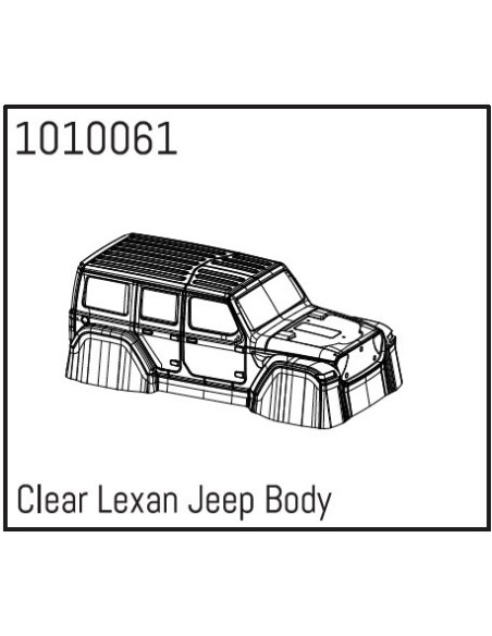 Clear Lexan Wrangler Body
