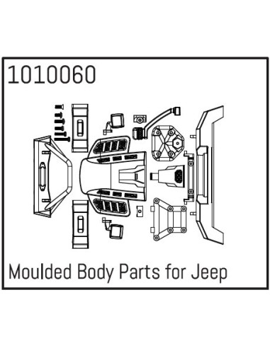 Moulded Body Parts for Wrangler