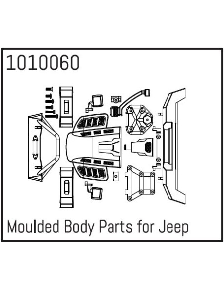 Moulded Body Parts for Wrangler