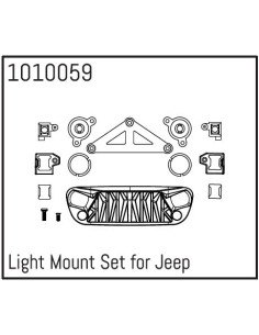 Light Mount Set for Wrangler