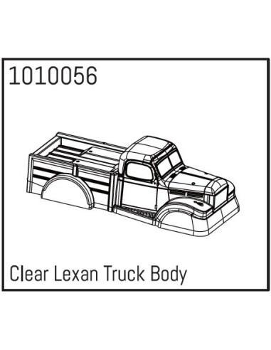 Power Wagon PC Body (unpainted) - PRO-EVO 1:18