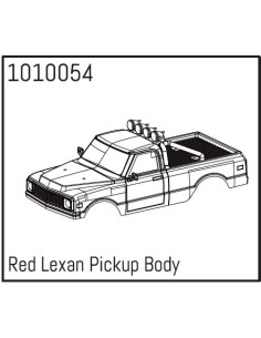 Red Lexan Pickup Body