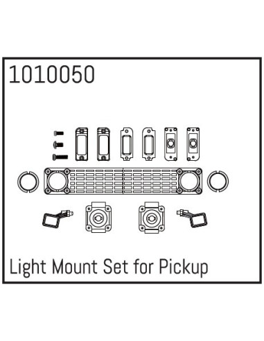 Light Mount Set for Pickup