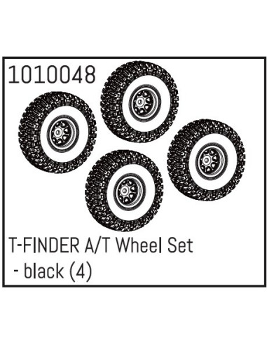 T-FINDER A-T Wheel Set - black (4)