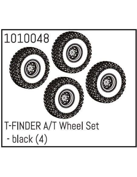 T-FINDER A-T Wheel Set - black (4)