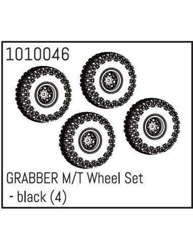 GRABBER M-T Wheel Set - black (4)