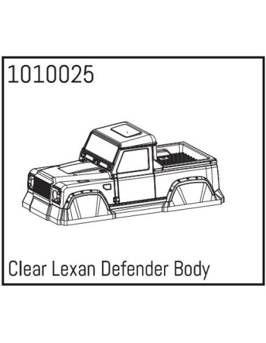 Clear Lexan Defender Body