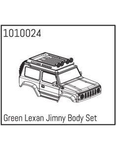 Green Lexan Jimny Body Set