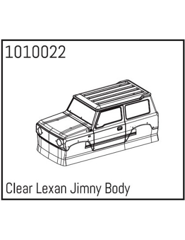 Clear Lexan Jimny Body