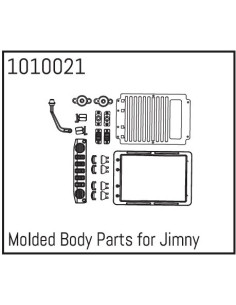 Molded Body Parts for Jimny
