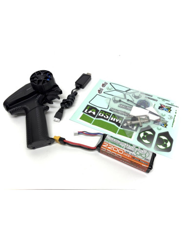 1:12 EP Buggy "Neon Furry" green 4WD BL RTR