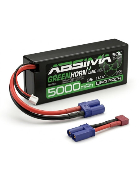 Greenhorn LiPo 3S/11 1V 50C 5000 HC (EC5/T-Plug)