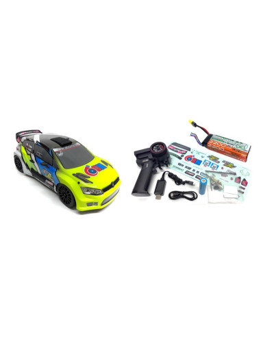 1:12 EP Rally Car "Speed Demon" white 4WD BL RTR