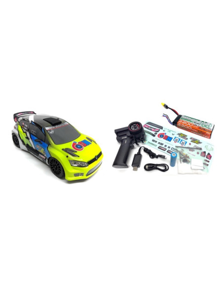 1:12 EP Rally Car "Speed Demon" white 4WD BL RTR