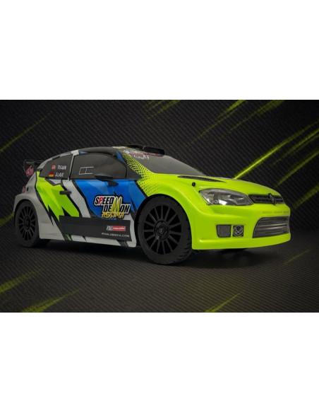 1:12 EP Rally Car "Speed Demon" white 4WD BL RTR