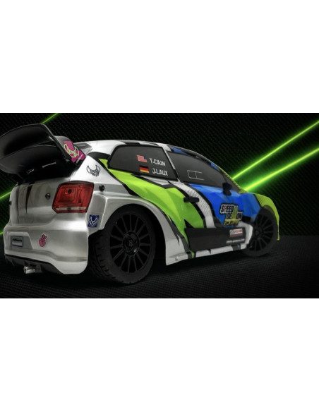 1:12 EP Rally Car "Speed Demon" white 4WD BL RTR