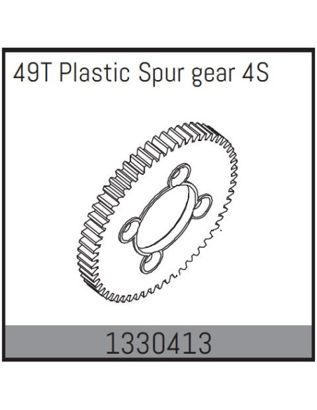 49T plastic Spur gear