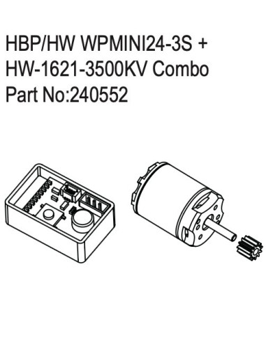 HBP-HW WPMINI24-3S + HW-1621-3500KV Combo