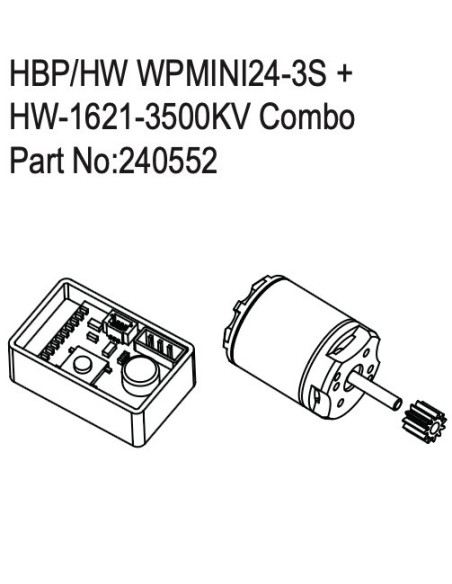 HBP-HW WPMINI24-3S + HW-1621-3500KV Combo