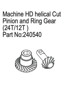 Machined HD helical Cut...