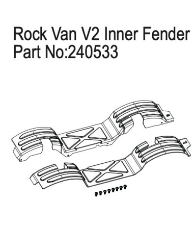 Inner Fender for Rock Van V2