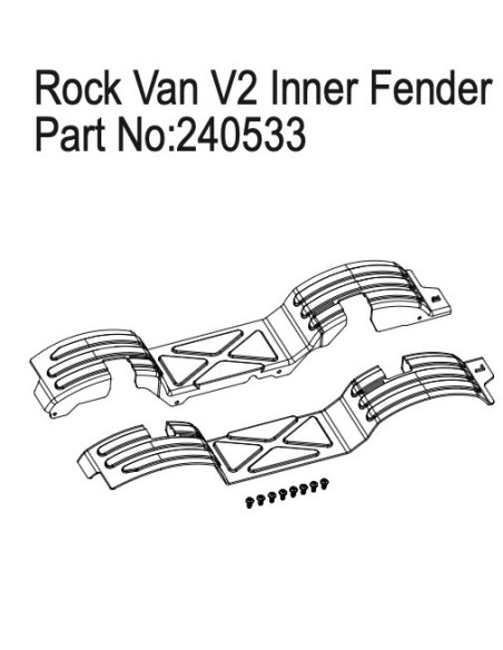 Inner Fender for Rock Van V2