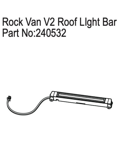 Roof LIght Bar for Rock Van V2