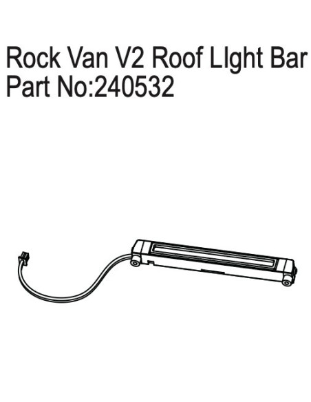 Roof LIght Bar for Rock Van V2