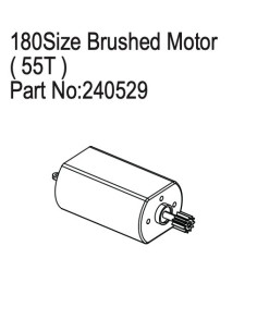 180 Size Brushed Motor  55T