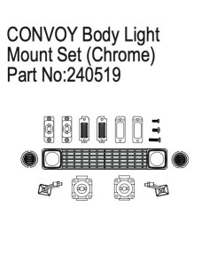 Body Light Mount Set for...