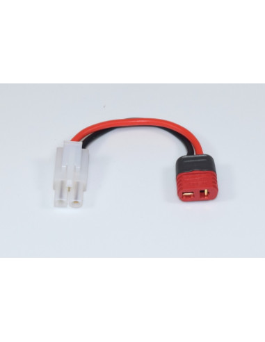 Adapter with cable T-plug (F) - Tamiya (M) 40mm
