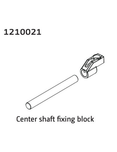 Alu Central Shaft & Mounting Bracket