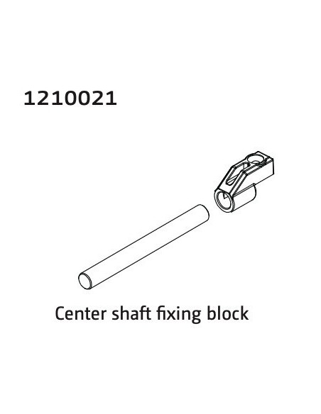 Alu Central Shaft & Mounting Bracket