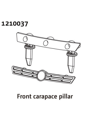 Front Grille & Body Mount - Rally