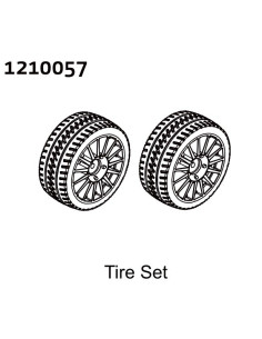 Pre-glued Tire Set - Rally (2)