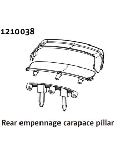 Rear Wing & Body Mount - Rally