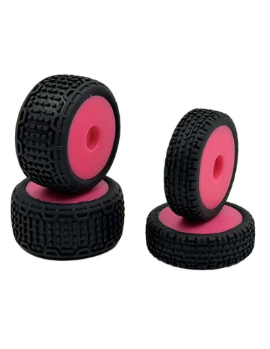 Speck-B Front-Rear Wheel Set pink (2)