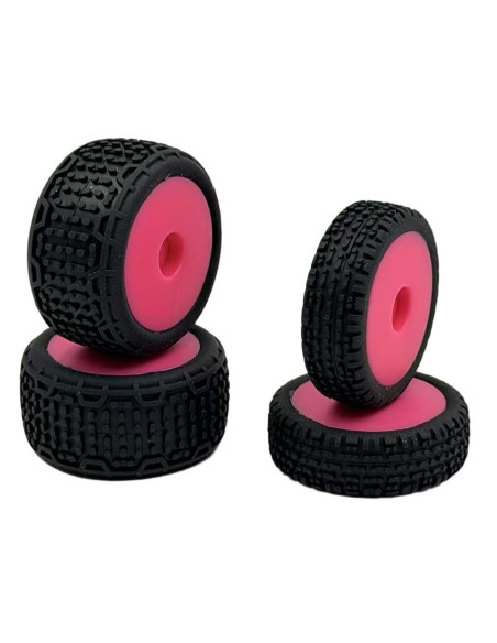 Speck-B Front-Rear Wheel Set pink (2)